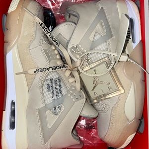 Off white wmns air jordan 4 retro sp hardly worn